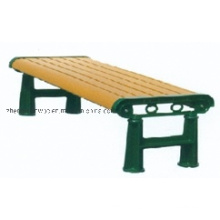 Factory Wholesale Outdoor WPC Chair Composite Plastic Bench Garden WPC Bench